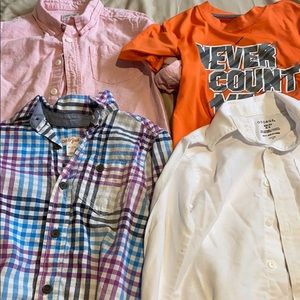 4 Boys Shirts (size 4 and 4/5)